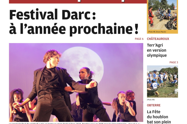 LA NOUVELLE RÉPUBLIQUE - PAGE - 25 AOÛT 2024