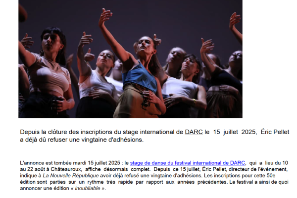 LA NOUVELLE REPUBLIQUE - 17 JUILLET 2025